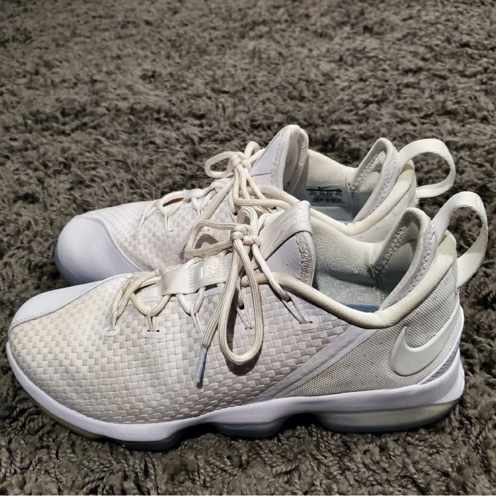 Men Nike lebron 14 white low